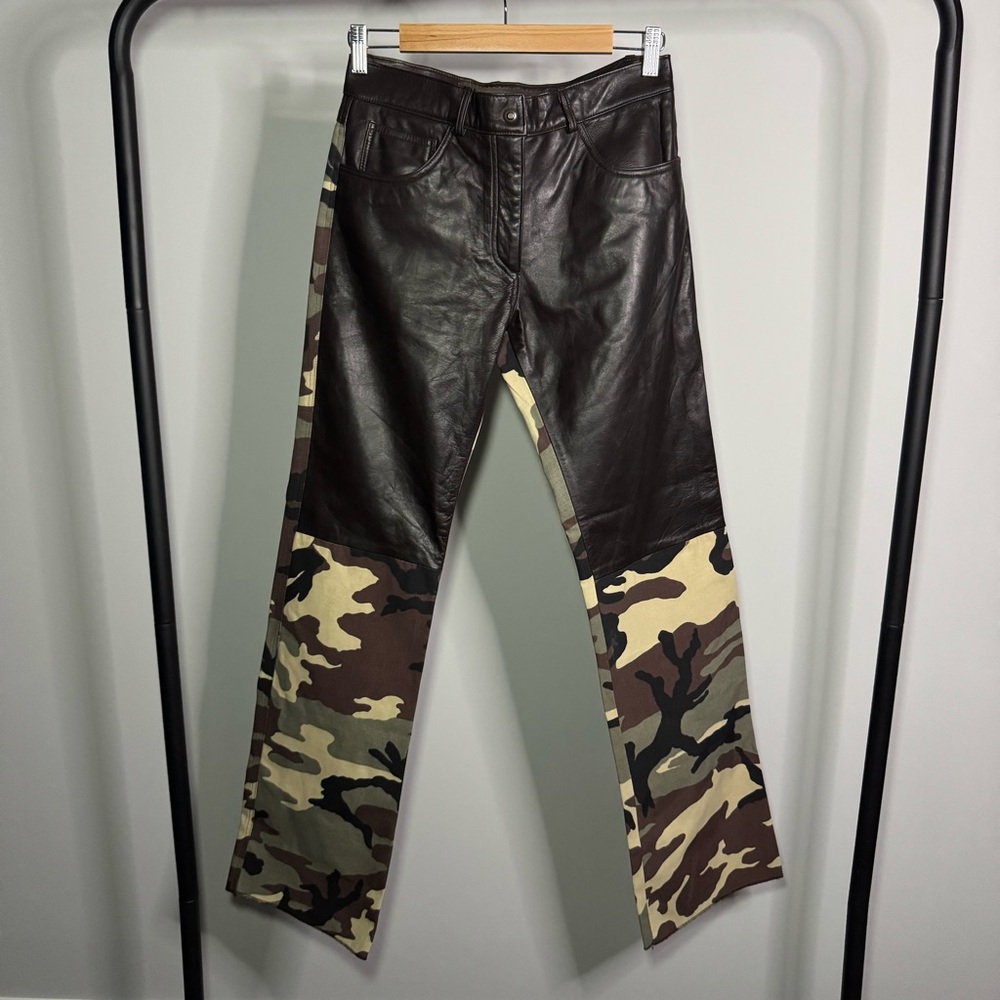 Custom Leather Canvas Army Pant - Picture 2 of 8